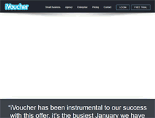 Tablet Screenshot of ivoucher.com